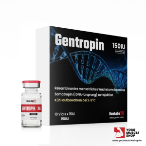 GENTROPIN (SOMATROPIN) 150IU HGH KIT WITH BACTERIOSTATIC WATER – GENLABS